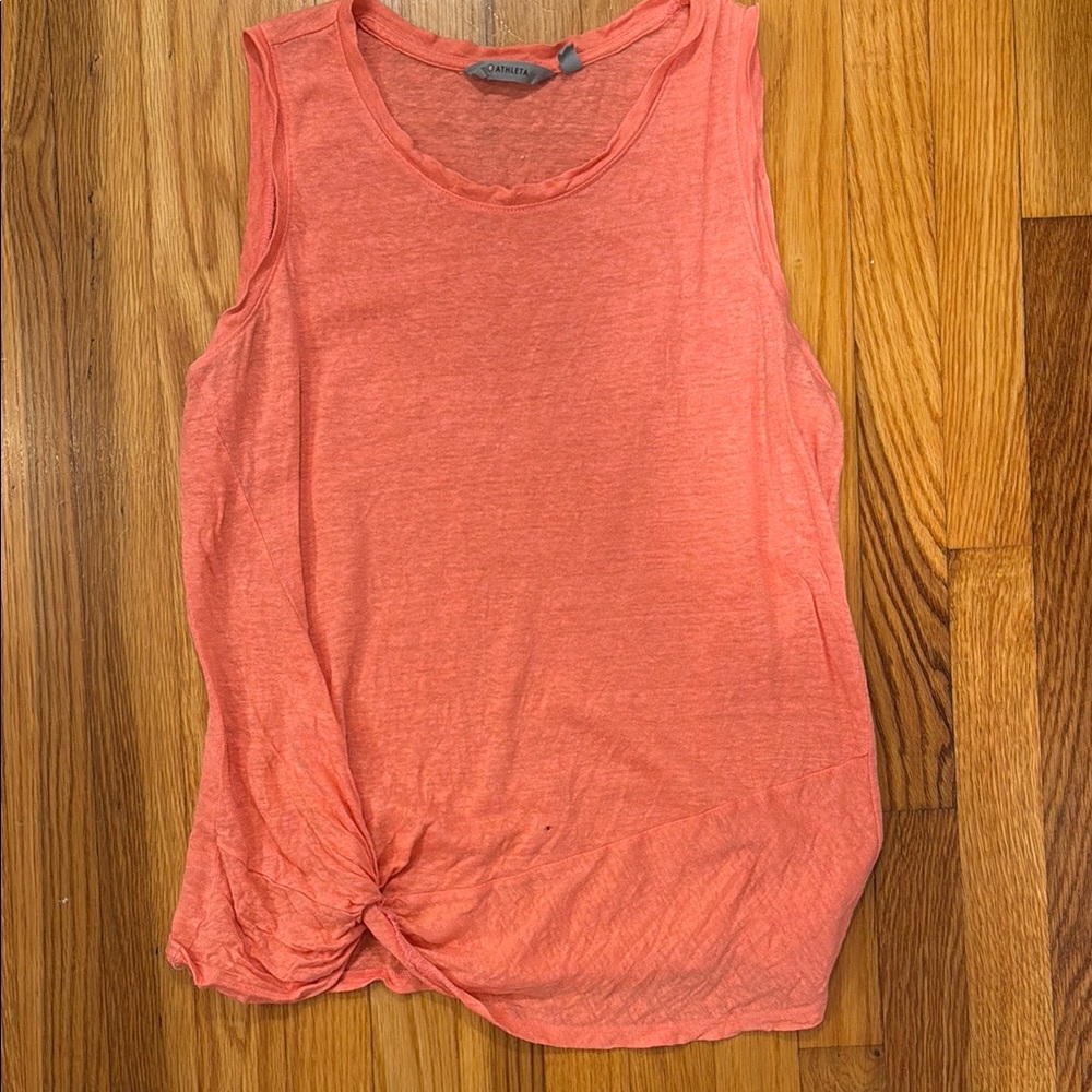 Linen Athleta sleeveless top size large